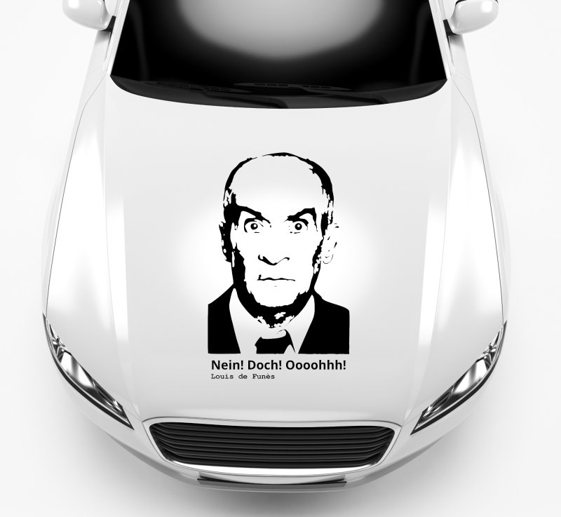 Preview: Aufkleber 46003 Louis de Funes - Zitat